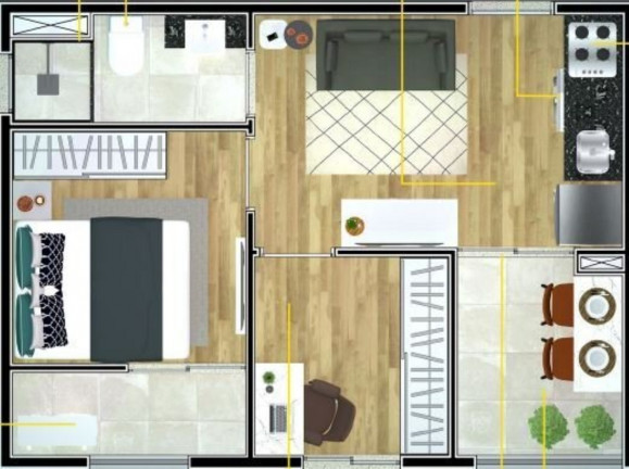 Imagem Imóvel com 2 Quartos à Venda, 30 m² em Vila Moraes - São Paulo