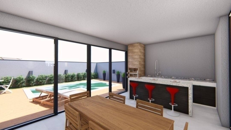 Imagem Casa de Condomínio com 3 Quartos à Venda, 229 m² em Alphaville Nova Esplanada - Votorantim