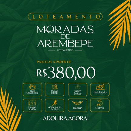 Imagem Terreno à Venda, 200 m² em Coqueiros De Arembepe - Camaçari Imagem Terreno à Venda, 200 m² em Coqueiros De Arembepe - Camaçari