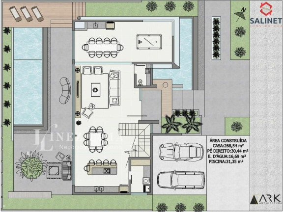 Imagem Casa com 3 Quartos à Venda, 347 m² em Vivapark - Porto Belo