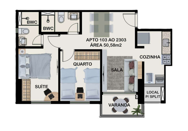 Imagem Apartamento com 2 Quartos à Venda, 50 m² em Madalena - Recife
