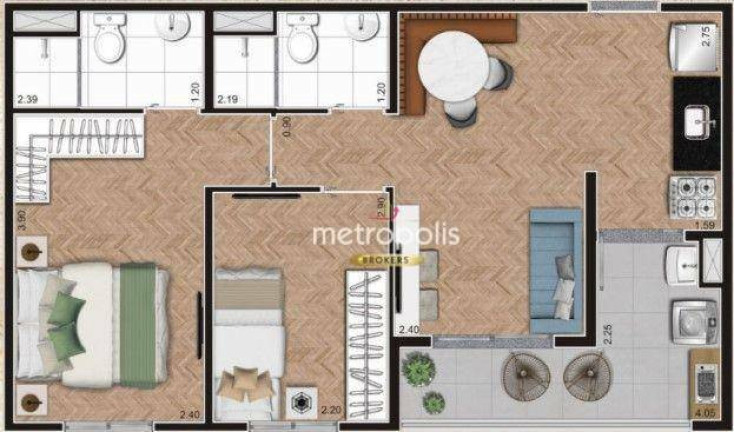 Imagem Apartamento com 2 Quartos à Venda, 49 m² em Vila Das Mercês - São Paulo Imagem Apartamento com 2 Quartos à Venda, 49 m² em Vila Das Mercês - São Paulo