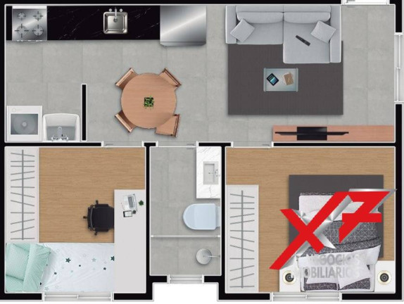 Imagem Apartamento com 2 Quartos à Venda, 37 m² em Vila Tolstoi - São Paulo Imagem Apartamento com 2 Quartos à Venda, 37 m² em Vila Tolstoi - São Paulo