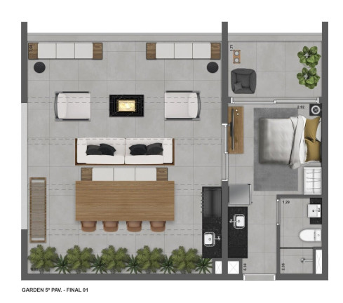 Imagem Imóvel com 1 Quarto à Venda, 76 m² em Vila Pompéia - São Paulo