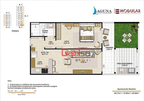 Imagem Casa de Condomínio com 1 Quarto à Venda, 46 m² em Portinho - Cabo Frio Imagem Casa de Condomínio com 1 Quarto à Venda, 46 m² em Portinho - Cabo Frio