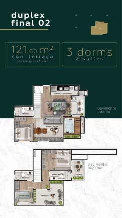Imagem Apartamento com 2 Quartos à Venda, 48 m² em Capão Raso - Curitiba Imagem Apartamento com 2 Quartos à Venda, 48 m² em Capão Raso - Curitiba