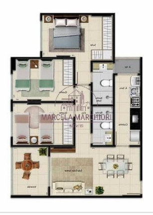 Imagem Apartamento com 3 Quartos à Venda, 76 m² em Itaparica - Vila Velha Imagem Apartamento com 3 Quartos à Venda, 76 m² em Itaparica - Vila Velha
