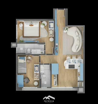 Imagem Apartamento com 1 Quarto à Venda, 63 m² em Pereque - Porto Belo