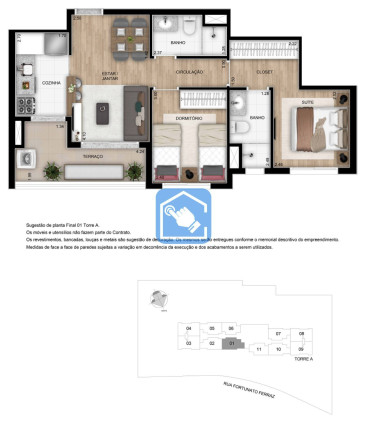 Imagem Apartamento com 2 Quartos à Venda, 55 m² em Vila Anastacio - São Paulo Imagem Apartamento com 2 Quartos à Venda, 55 m² em Vila Anastacio - São Paulo
