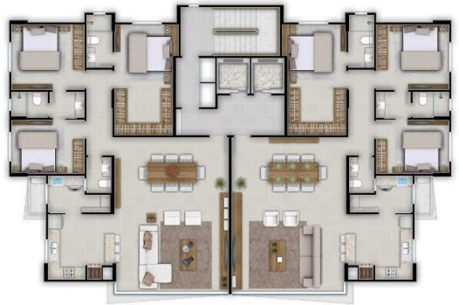Imagem Apartamento com 3 Quartos à Venda, 135 m² em 2 Quadra Centro - Balneário Camboriú