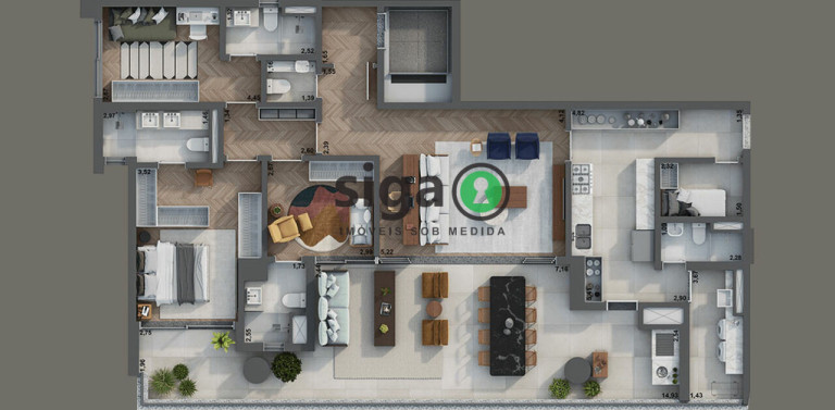 Imagem Apartamento com 3 Quartos à Venda, 177 m² em Pinheiros - São Paulo Imagem Apartamento com 3 Quartos à Venda, 177 m² em Pinheiros - São Paulo