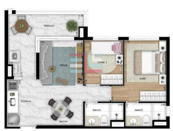 Imagem Imóvel com 2 Quartos à Venda, 62 m² em Vila Guarani (z Sul) - São Paulo Imagem Imóvel com 2 Quartos à Venda, 62 m² em Vila Guarani (z Sul) - São Paulo