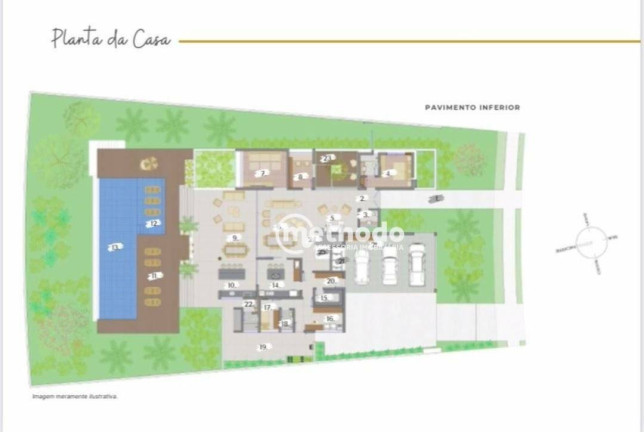Imagem Casa com 5 Quartos à Venda, 640 m² em Loteamento Residencial Entre Verdes (sousas) - Campinas