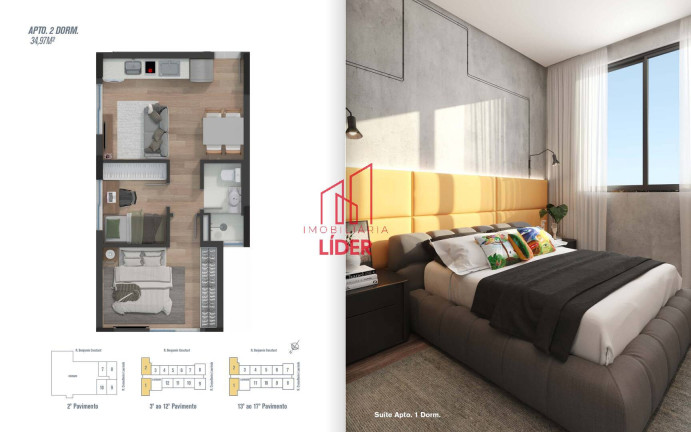Imagem Apartamento com 1 Quarto à Venda, 24 m² em Centro - Curitiba Imagem Apartamento com 1 Quarto à Venda, 24 m² em Centro - Curitiba