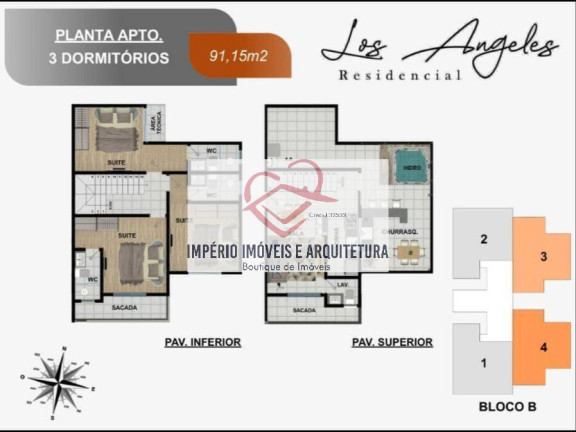 Apartamento com 2 Quartos à Venda,  em Porto Novo - Caraguatatuba