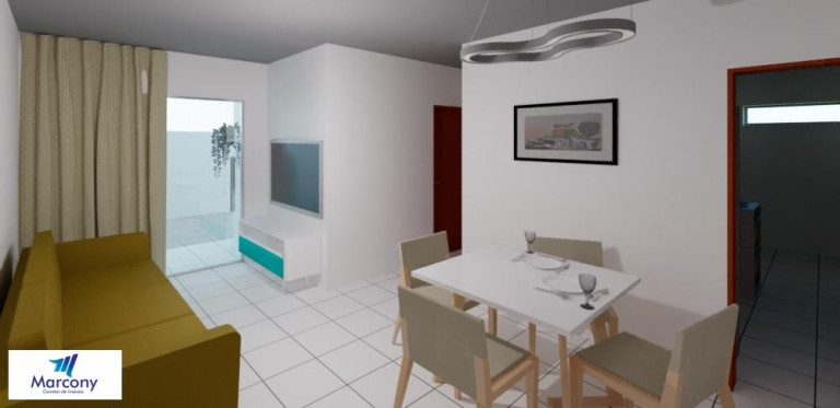 Apartamento com 2 Quartos à Venda, 58 m² em Jardim Cidade Universitária - João Pessoa