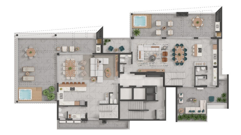 Imagem Apartamento com 2 Quartos à Venda, 235 m² em Alto Da Rua Xv - Curitiba