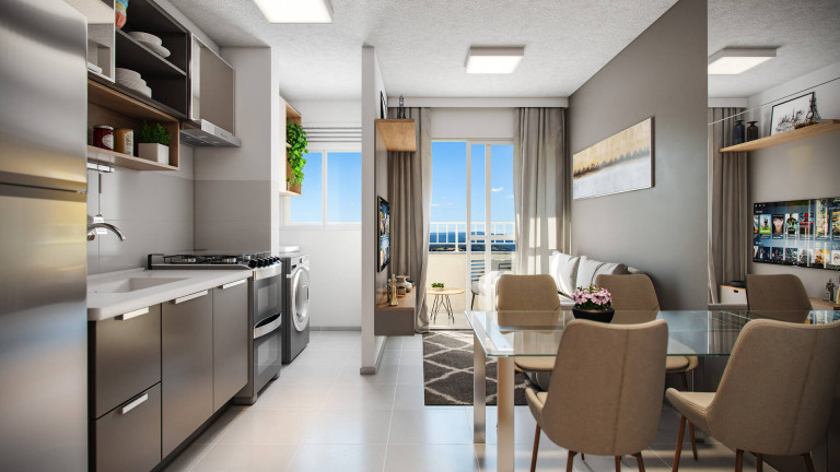 Imagem Apartamento com 2 Quartos à Venda, 43 m² em Viracopos - Campinas