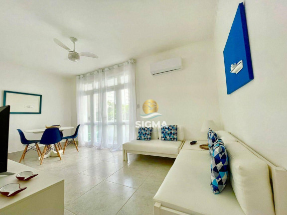 Apartamento com 2 Quartos à Venda, 65 m² em Pitangueiras - Guarujá