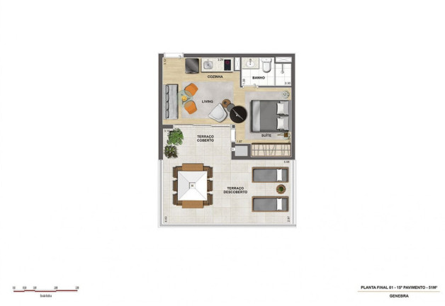 Imagem Imóvel com 1 Quarto à Venda, 40 m² em Centro - São Paulo Imagem Imóvel com 1 Quarto à Venda, 40 m² em Centro - São Paulo