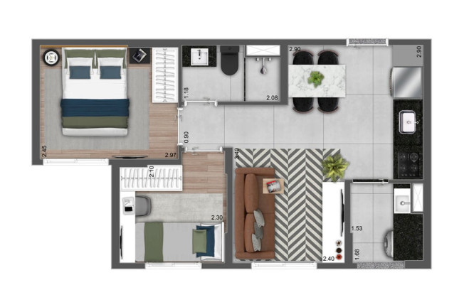 Imagem Apartamento com 2 Quartos à Venda, 38 m² em Freguesia Do ó - São Paulo