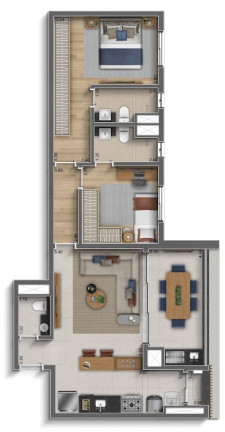 Imagem Apartamento com 3 Quartos à Venda, 122 m² em Perdizes - São Paulo