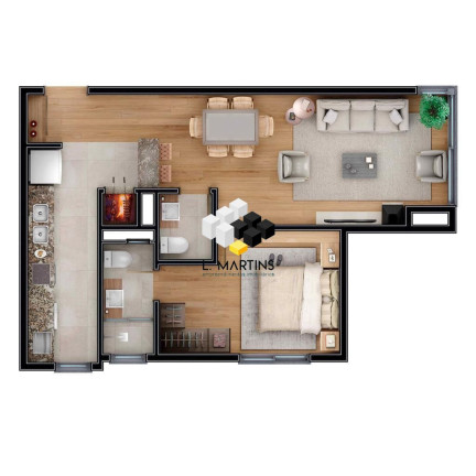 Imagem Apartamento com 2 Quartos à Venda, 84 m² em Carniel - Gramado