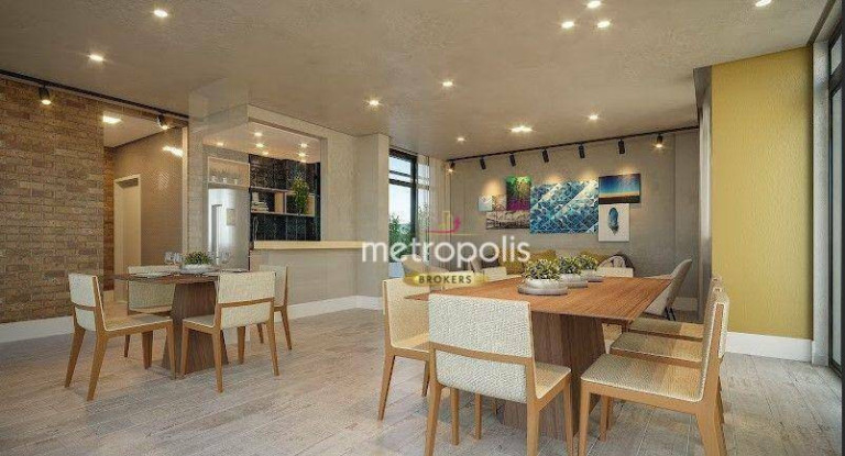 Imagem Apartamento com 2 Quartos à Venda, 56 m² em Jardim - Santo André