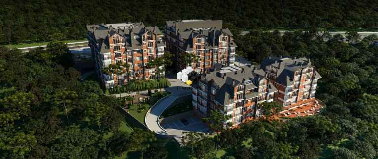 Apartamento com 2 Quartos à Venda, 64 m² em Vila Suíça - Gramado