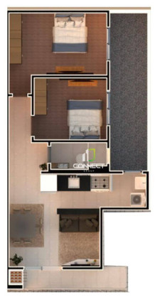 Imagem Apartamento com 2 Quartos à Venda, 55 m² em São Vicente - Itajaí Imagem Apartamento com 2 Quartos à Venda, 55 m² em São Vicente - Itajaí