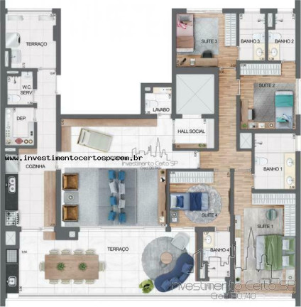 Imagem Apartamento com 4 Quartos à Venda, 181 m² em Vila Mariana - São Paulo