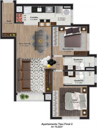 Imagem Apartamento com 2 Quartos à Venda, 79 m² em Vila Suíça - Gramado Imagem Apartamento com 2 Quartos à Venda, 79 m² em Vila Suíça - Gramado