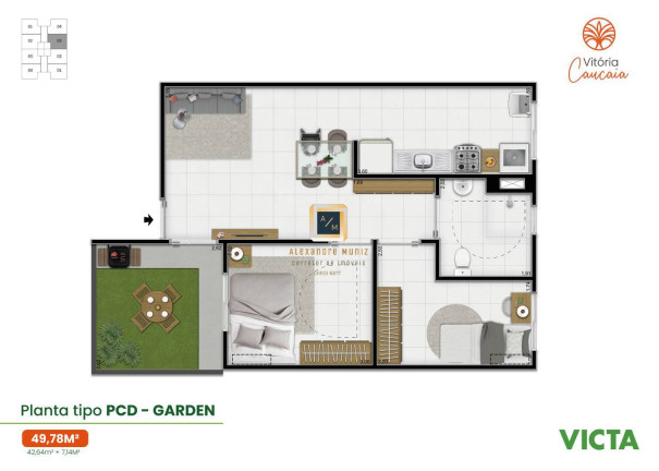 Imagem Apartamento com 2 Quartos à Venda, 42 m² em Cigana - Caucaia Imagem Apartamento com 2 Quartos à Venda, 42 m² em Cigana - Caucaia