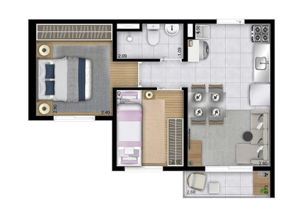 Imagem Apartamento com 2 Quartos à Venda, 31 m² em Itaquera - São Paulo Imagem Apartamento com 2 Quartos à Venda, 31 m² em Itaquera - São Paulo