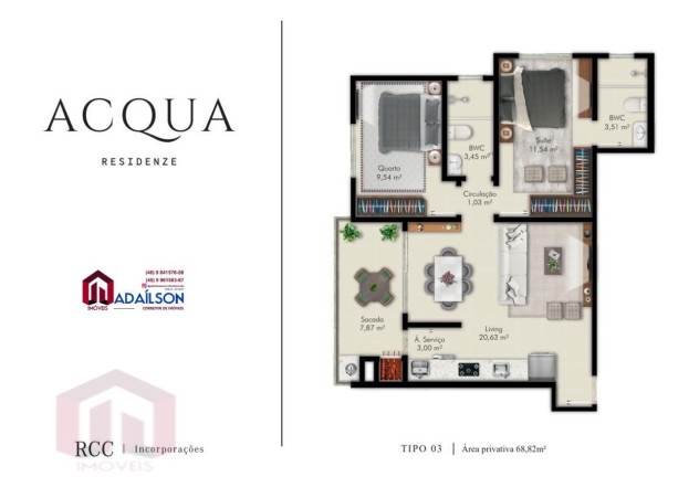 Imagem Imóvel com 2 Quartos à Venda, 73 m² Imagem Imóvel com 2 Quartos à Venda, 73 m²