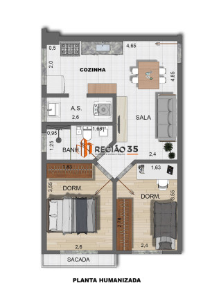 Imagem Apartamento com 2 Quartos à Venda, 51 m² em Residencial Summer Ville - Poços De Caldas Imagem Apartamento com 2 Quartos à Venda, 51 m² em Residencial Summer Ville - Poços De Caldas