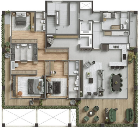Cobertura com 3 Quartos à Venda, 491 m² em Vila Nova Conceição - São Paulo