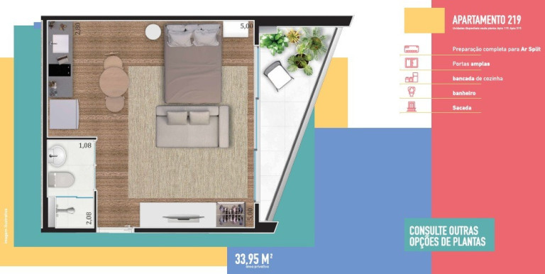 Imagem Imóvel com 1 Quarto à Venda, 42 m² em Jardim Nova Aliança Sul - Ribeirão Preto Imagem Imóvel com 1 Quarto à Venda, 42 m² em Jardim Nova Aliança Sul - Ribeirão Preto