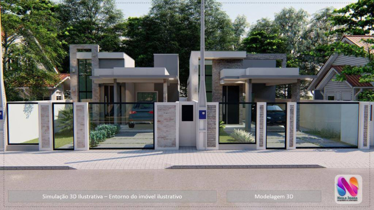 Imagem Casa com 3 Quartos à Venda, 83 m² em Areias - Tijucas