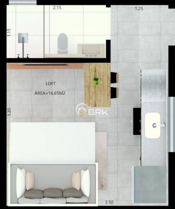 Loft com 1 Quarto à Venda, 16 m² em Vila Matilde - São Paulo