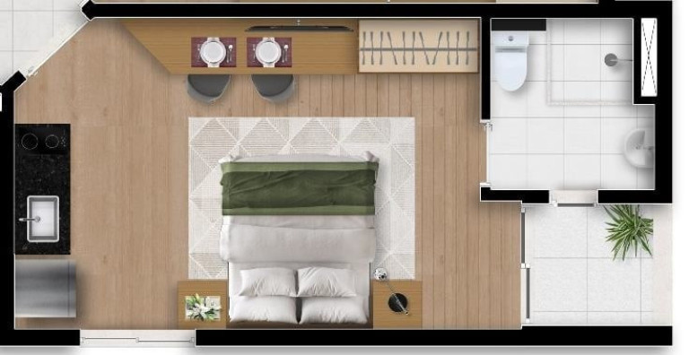 Imagem Apartamento com 1 Quarto à Venda, 24 m² em Vila Buarque - São Paulo