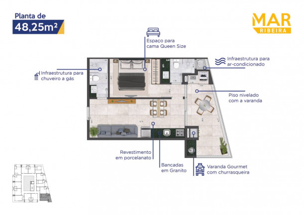 Imagem Apartamento com 1 Quarto à Venda, 35 m² em Saco Da Ribeira - Ubatuba Imagem Apartamento com 1 Quarto à Venda, 35 m² em Saco Da Ribeira - Ubatuba