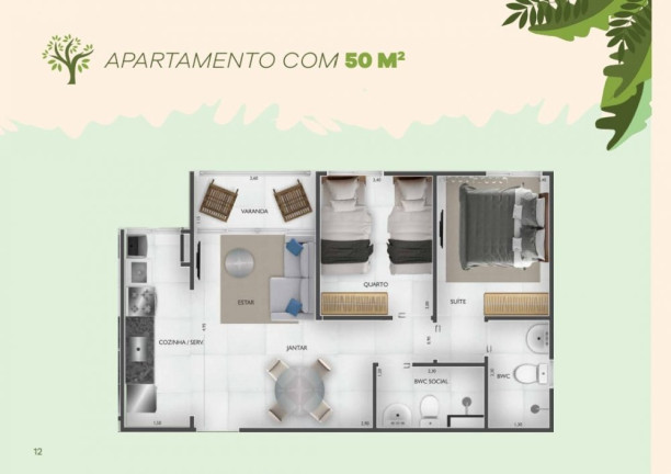 Imagem Apartamento com 2 Quartos à Venda, 50 m² em Dois Carneiros - Jaboatão Dos Guararapes Imagem Apartamento com 2 Quartos à Venda, 50 m² em Dois Carneiros - Jaboatão Dos Guararapes