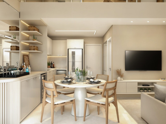 Imagem Imóvel com 1 Quarto à Venda, 29 m² em Mercês - Curitiba