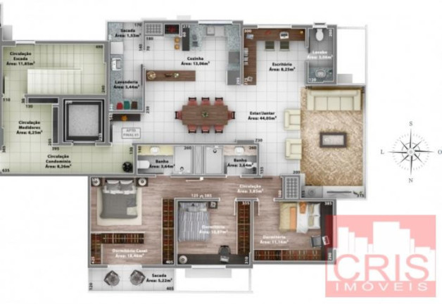 Imagem Apartamento com 2 Quartos à Venda, 117 m² em Cidade Alta - Bento Gonçalves Imagem Apartamento com 2 Quartos à Venda, 117 m² em Cidade Alta - Bento Gonçalves