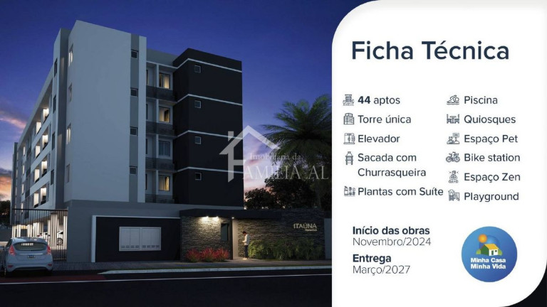 Imagem Apartamento com 2 Quartos à Venda, 47 m² em Itaum - Joinville Imagem Apartamento com 2 Quartos à Venda, 47 m² em Itaum - Joinville