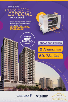 Imagem Apartamento com 2 Quartos à Venda, 61 m² em Bela Vista - Osasco Imagem Apartamento com 2 Quartos à Venda, 61 m² em Bela Vista - Osasco