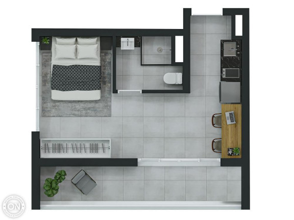 Imagem Studio com 1 Quarto à Venda, 17 m² em Santo Amaro - São Paulo Imagem Studio com 1 Quarto à Venda, 17 m² em Santo Amaro - São Paulo