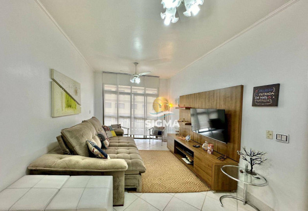 Apartamento com 3 Quartos à Venda, 98 m² em Jardim Astúrias - Guarujá