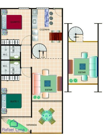 Flat à Venda,  em Sairé - Gravatá